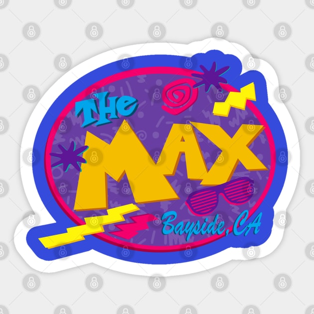 Chilling At The Max Sticker by DeepDiveThreads
